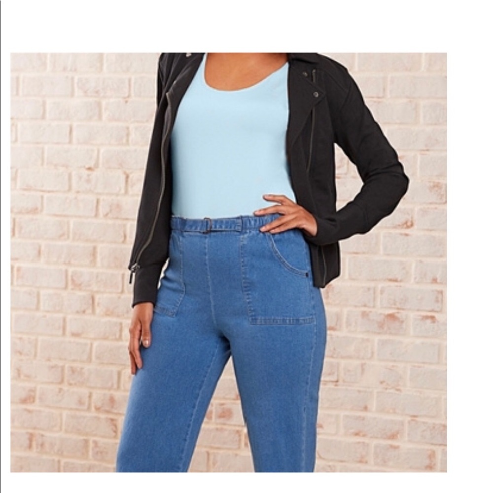 Denim & Co.Timeless Regular Stretch Pull-On Jeans - Picture 5 of 8